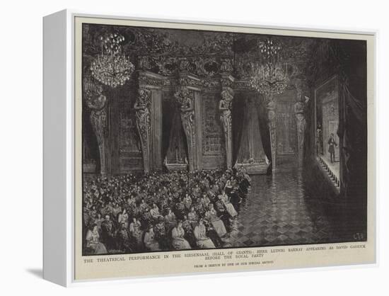 Theatrical Performance in the Riesensaal-null-Framed Premier Image Canvas