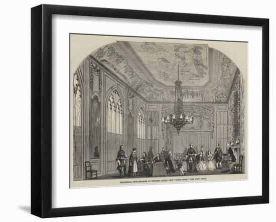 Theatrical Performances at Windsor Castle, the Green-Room-null-Framed Giclee Print