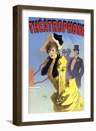 Theatrophone Poster-CCI Archives-Framed Photographic Print