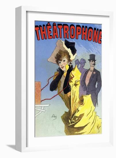 Theatrophone Poster-CCI Archives-Framed Photographic Print