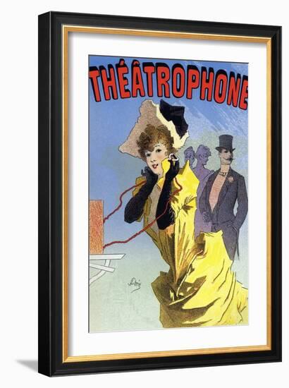 Theatrophone Poster-CCI Archives-Framed Photographic Print