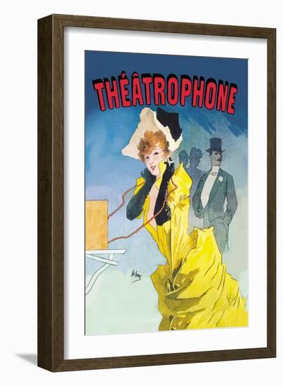 Theatrophone-Jules Chéret-Framed Art Print