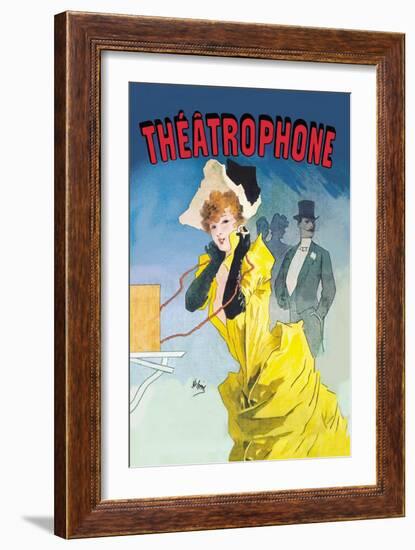 Theatrophone-Jules Chéret-Framed Art Print