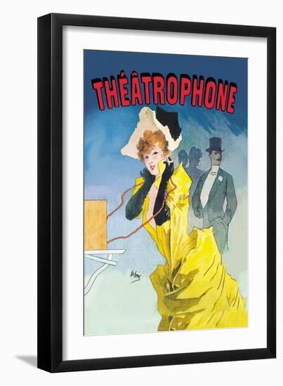 Theatrophone-Jules Chéret-Framed Art Print