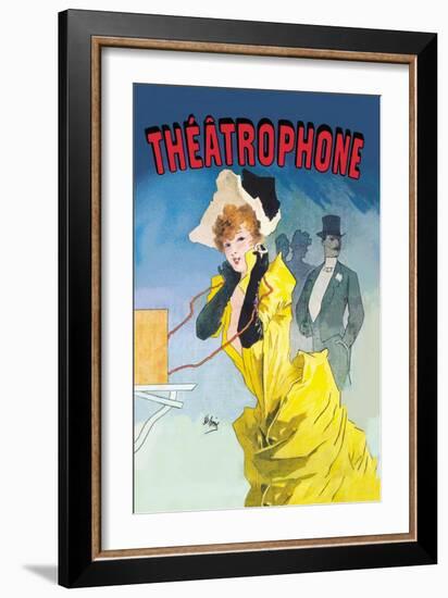 Theatrophone-Jules Chéret-Framed Art Print