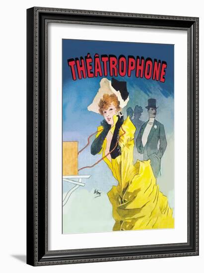 Theatrophone-Jules Chéret-Framed Art Print