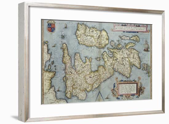 Theatrum Orbis Terrarum-Abraham Ortelius-Framed Giclee Print