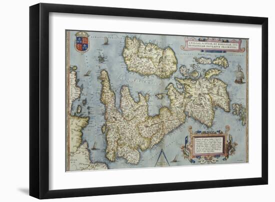 Theatrum Orbis Terrarum-Abraham Ortelius-Framed Giclee Print