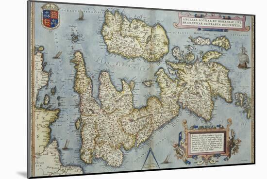 Theatrum Orbis Terrarum-Abraham Ortelius-Mounted Giclee Print