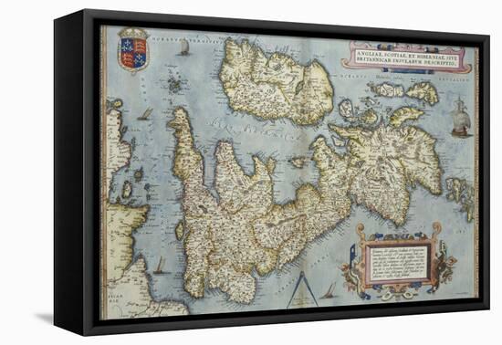 Theatrum Orbis Terrarum-Abraham Ortelius-Framed Premier Image Canvas