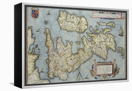 Theatrum Orbis Terrarum-Abraham Ortelius-Framed Premier Image Canvas