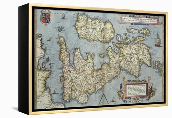 Theatrum Orbis Terrarum-Abraham Ortelius-Framed Premier Image Canvas