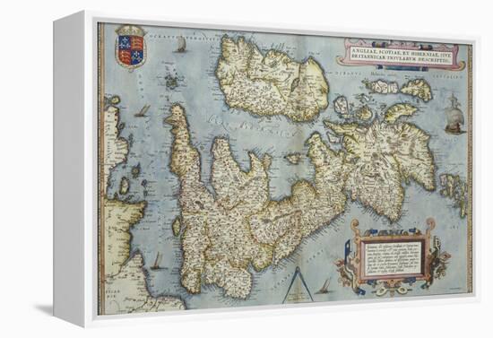 Theatrum Orbis Terrarum-Abraham Ortelius-Framed Premier Image Canvas