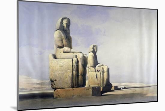 Thebes, December 4th 1838, 19th Century-David Roberts-Mounted Giclee Print