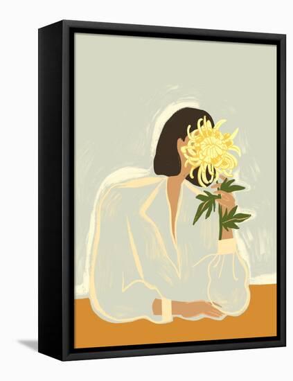 Thecrysanthemum-Arty Guava-Framed Premier Image Canvas