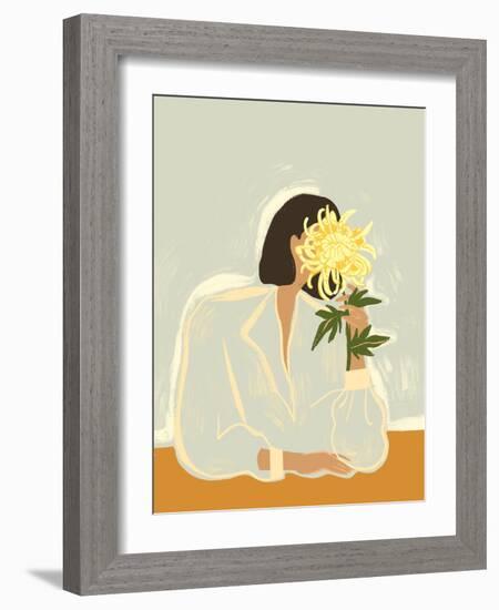 Thecrysanthemum-Arty Guava-Framed Giclee Print