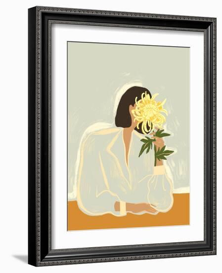 Thecrysanthemum-Arty Guava-Framed Giclee Print