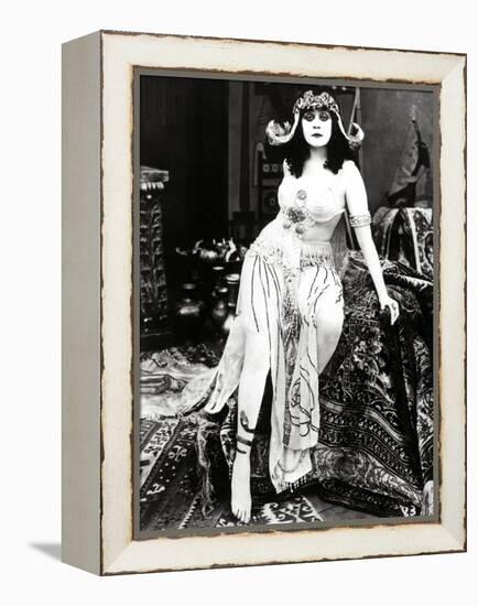 Theda Bara. "Cleopatra" 1917, Directed by J. Gordon Edwards-null-Framed Premier Image Canvas