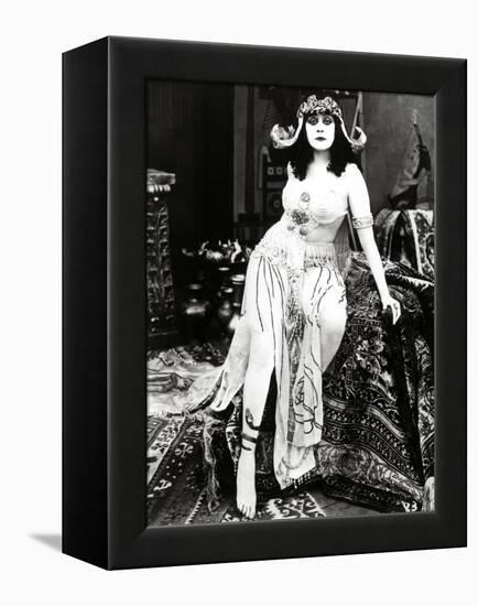 Theda Bara. "Cleopatra" 1917, Directed by J. Gordon Edwards-null-Framed Premier Image Canvas