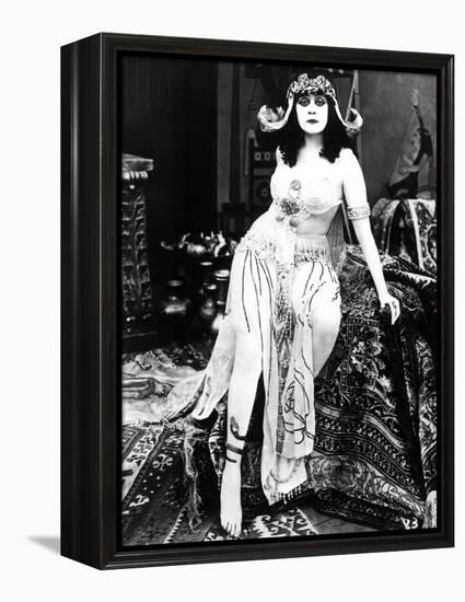 Theda Bara. "Cleopatra" 1917, Directed by J. Gordon Edwards-null-Framed Premier Image Canvas