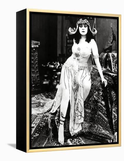 Theda Bara. "Cleopatra" 1917, Directed by J. Gordon Edwards-null-Framed Premier Image Canvas