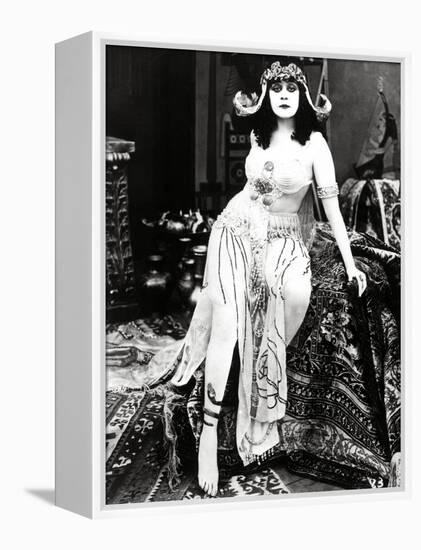 Theda Bara. "Cleopatra" 1917, Directed by J. Gordon Edwards-null-Framed Premier Image Canvas