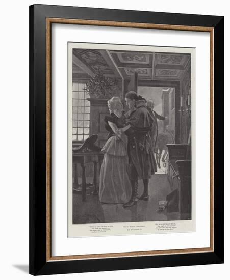 Their First Christmas-Richard Caton Woodville II-Framed Giclee Print