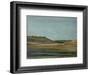 Their Hill pencil, coloured crayon and watercolor-Paul Nash-Framed Giclee Print