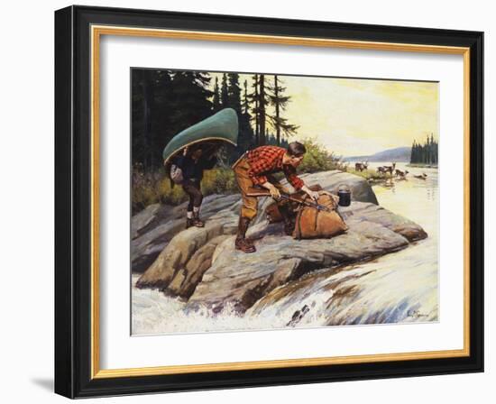 Their Lucky Day-Philip Russell Goodwin-Framed Giclee Print