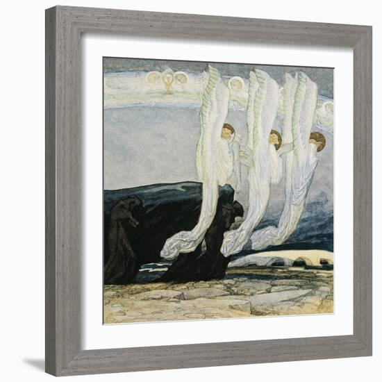 Their Malison Hath No Condemning Power, So Fixed, That Love Eternal Cannot Bend-Dante Alighieri-Framed Giclee Print