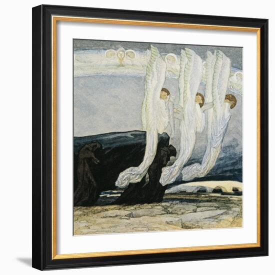 Their Malison Hath No Condemning Power, So Fixed, That Love Eternal Cannot Bend-Dante Alighieri-Framed Giclee Print