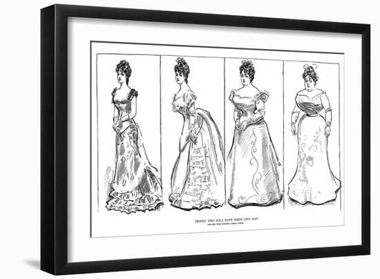 Their Own Way-Charles Dana Gibson-Framed Giclee Print