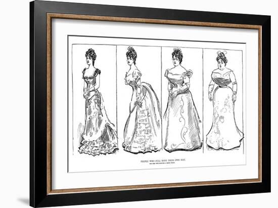 Their Own Way-Charles Dana Gibson-Framed Giclee Print