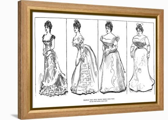 Their Own Way-Charles Dana Gibson-Framed Premier Image Canvas