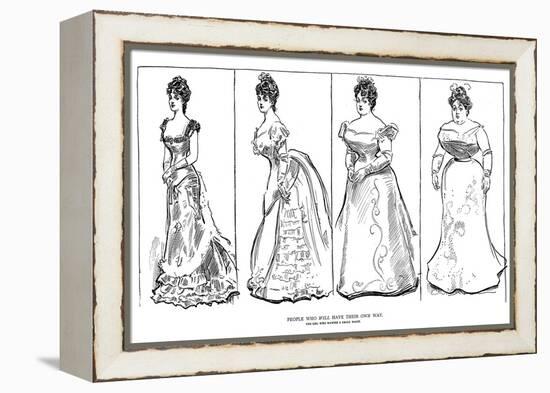 Their Own Way-Charles Dana Gibson-Framed Premier Image Canvas