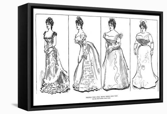 Their Own Way-Charles Dana Gibson-Framed Premier Image Canvas