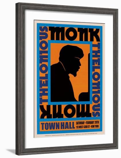 Thelonious Monk, 1959-Unknown-Framed Art Print