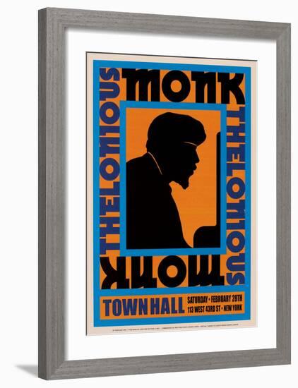 Thelonious Monk, 1959-Unknown-Framed Art Print