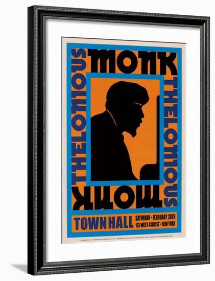 Thelonious Monk, 1959-Unknown-Framed Art Print