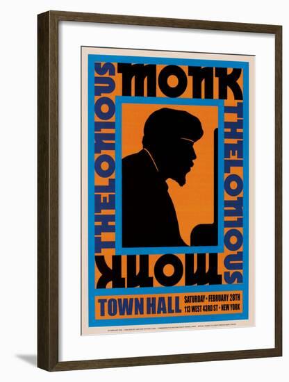 Thelonious Monk, 1959-Unknown-Framed Art Print