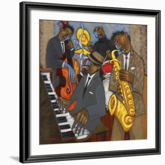 Thelonious Monk and his Sidemen-Marsha Hammel-Framed Giclee Print