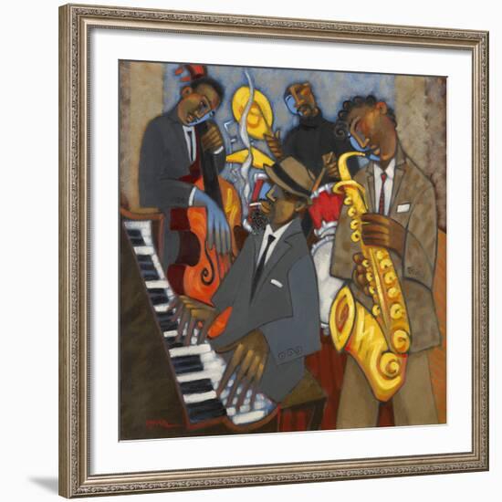 Thelonious Monk and his Sidemen-Marsha Hammel-Framed Giclee Print