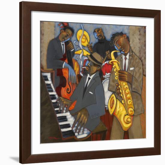 Thelonious Monk and his Sidemen-Marsha Hammel-Framed Giclee Print