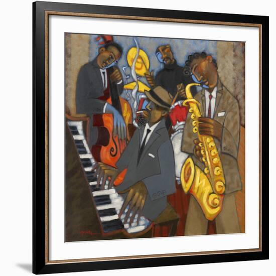 Thelonious Monk and his Sidemen-Marsha Hammel-Framed Giclee Print