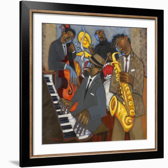 Thelonious Monk and his Sidemen-Marsha Hammel-Framed Giclee Print