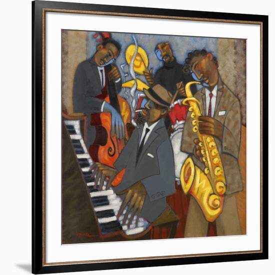 Thelonious Monk and his Sidemen-Marsha Hammel-Framed Giclee Print