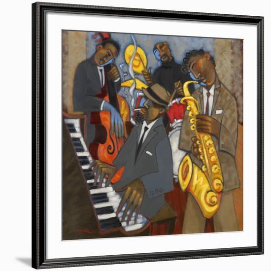 Thelonious Monk and his Sidemen-Marsha Hammel-Framed Giclee Print