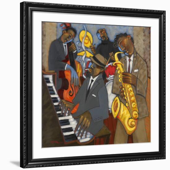 Thelonious Monk and his Sidemen-Marsha Hammel-Framed Giclee Print