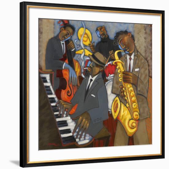 Thelonious Monk and his Sidemen-Marsha Hammel-Framed Giclee Print