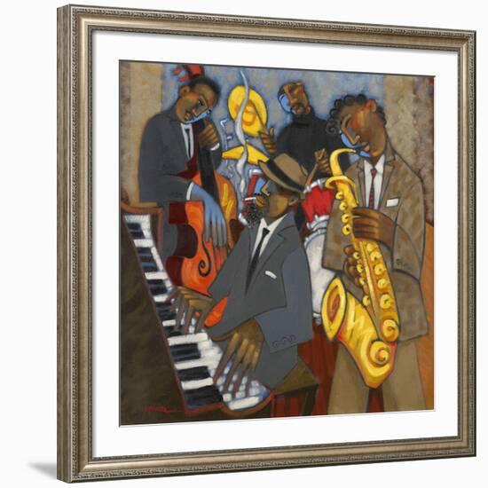 Thelonious Monk and his Sidemen-Marsha Hammel-Framed Giclee Print